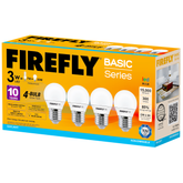Firefly LED Indoor Lighting A-Bulbs 4-Bulb Value Pack | Firefly by KHM Megatools Corp.